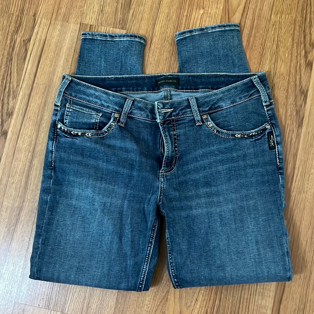 Silver Jeans. Elyse skinny